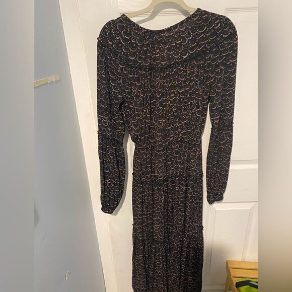 A.L.C Joana Tiered Side-Tie Maxi Dress - Picture 7 of 8